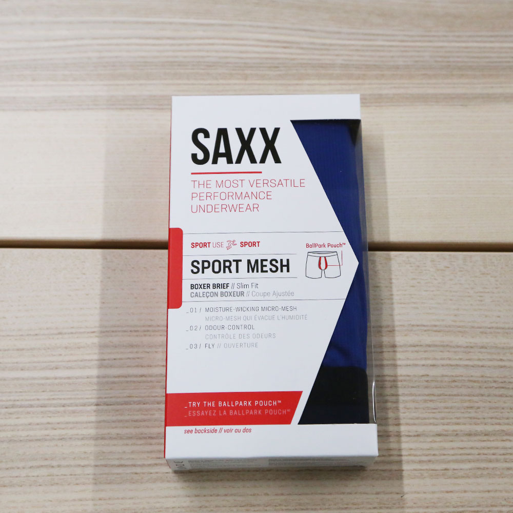 SAXX スポーツメッシュ モデル SPORT MESH 着用画像 サックス